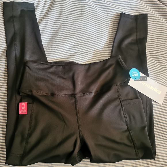 25" High rise athletic leggings with pockets - Picture 2 of 6